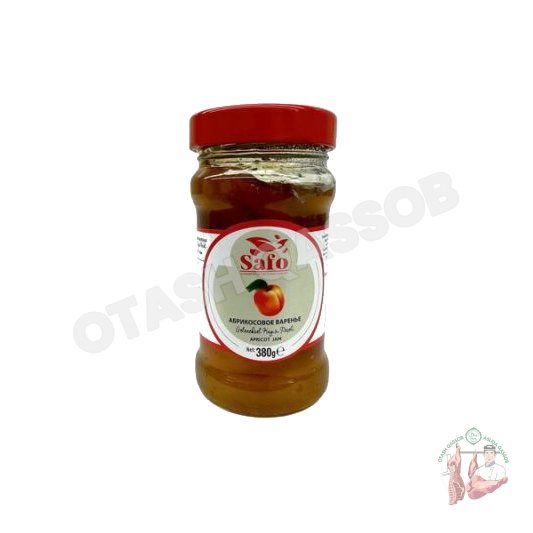 Safo apricot jam 380 gr