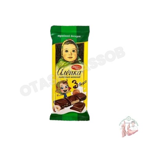 Alyonka oq shkolad (3 xil tamli) 85 gr