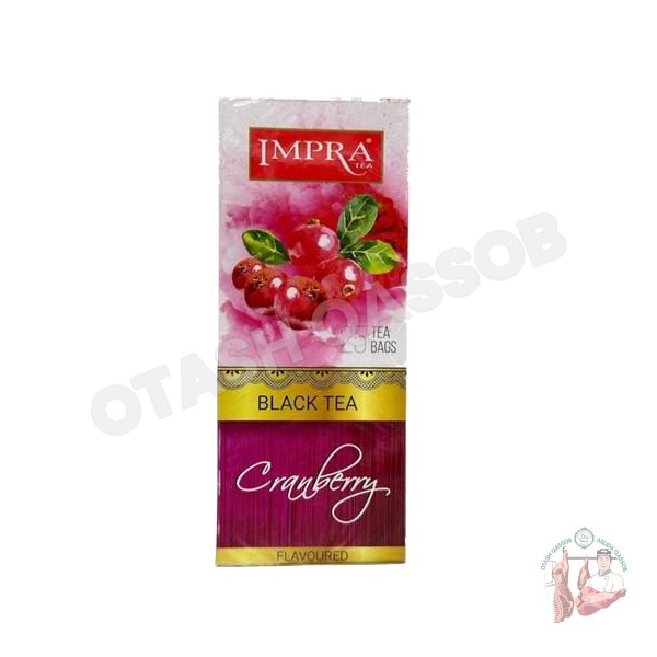 Impra black tea cranberry 25 pcs
