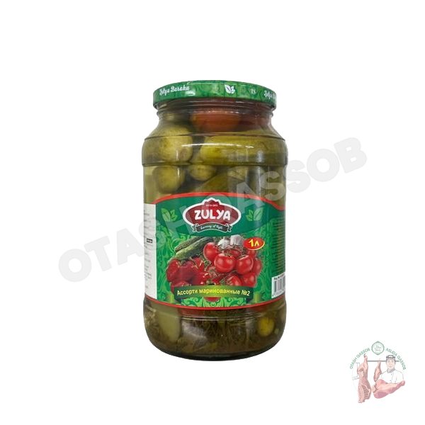 Zulya Baraka Assorted pickled 1 l with (patisson)