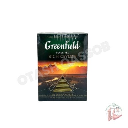Greenfield qora choyi Rich Seylon 20 dona