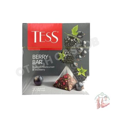 Черный чай tess berry bar (20 пакетиков)