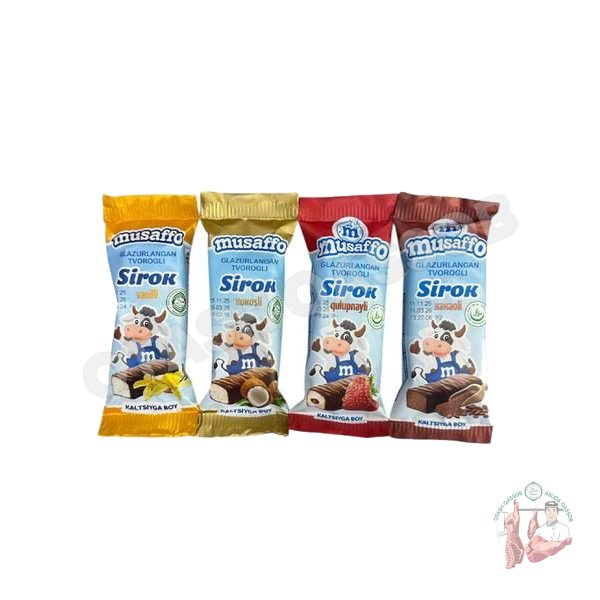 Sirok with clear glazed cottage cheese 40 gr