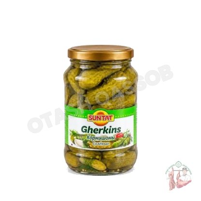 SUNTAT Маринованные маленькие огурцы (Корнишоны) – 680 г